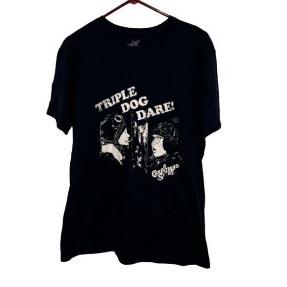 A Christmas Story Double Dog Dare You Size Large T-Shirt - Picture 1 of 4